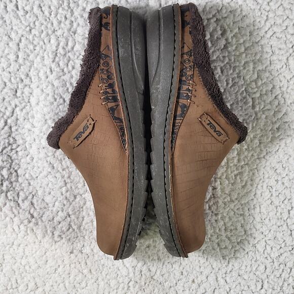 Teva Kiru Leather Slip On Mule Slipper size 9 - Picture 4 of 8